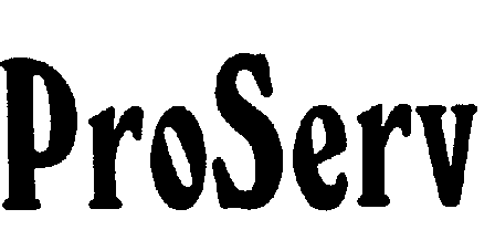 Trademark Logo PROSERV
