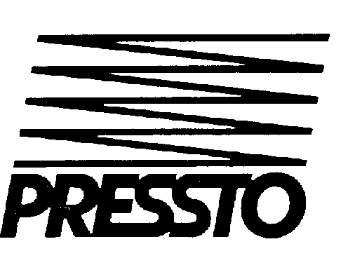 Trademark Logo PRESSTO