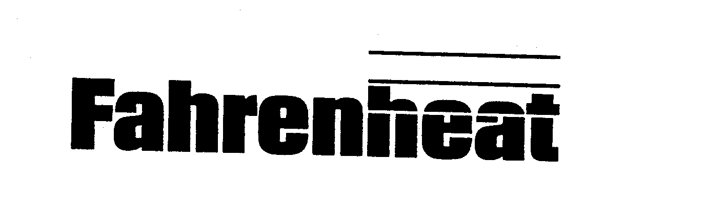 Trademark Logo FAHRENHEAT