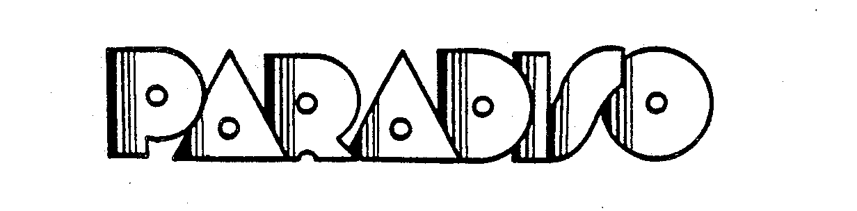 Trademark Logo PARADISO