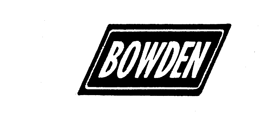 Trademark Logo BOWDEN