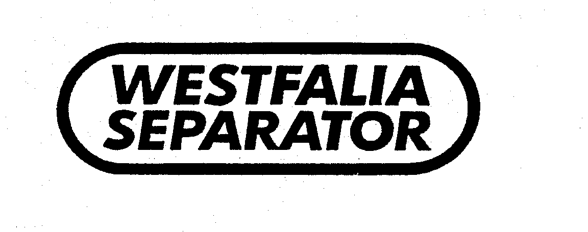 Trademark Logo WESTFALIA SEPARATOR