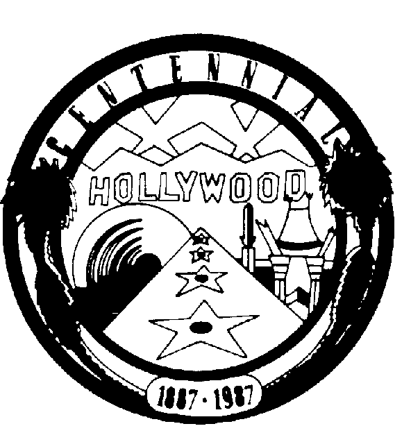 Trademark Logo HOLLYWOOD CENTENNIAL 1887-1987
