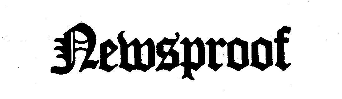 Trademark Logo NEWSPROOF