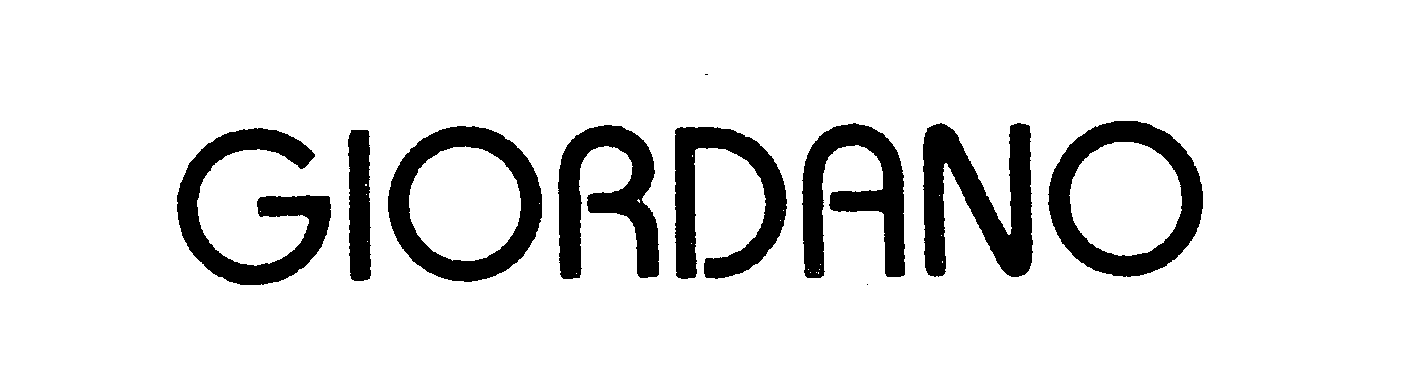 Trademark Logo GIORDANO