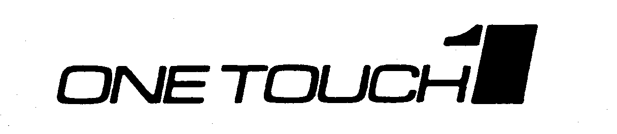 Trademark Logo ONE TOUCH 1