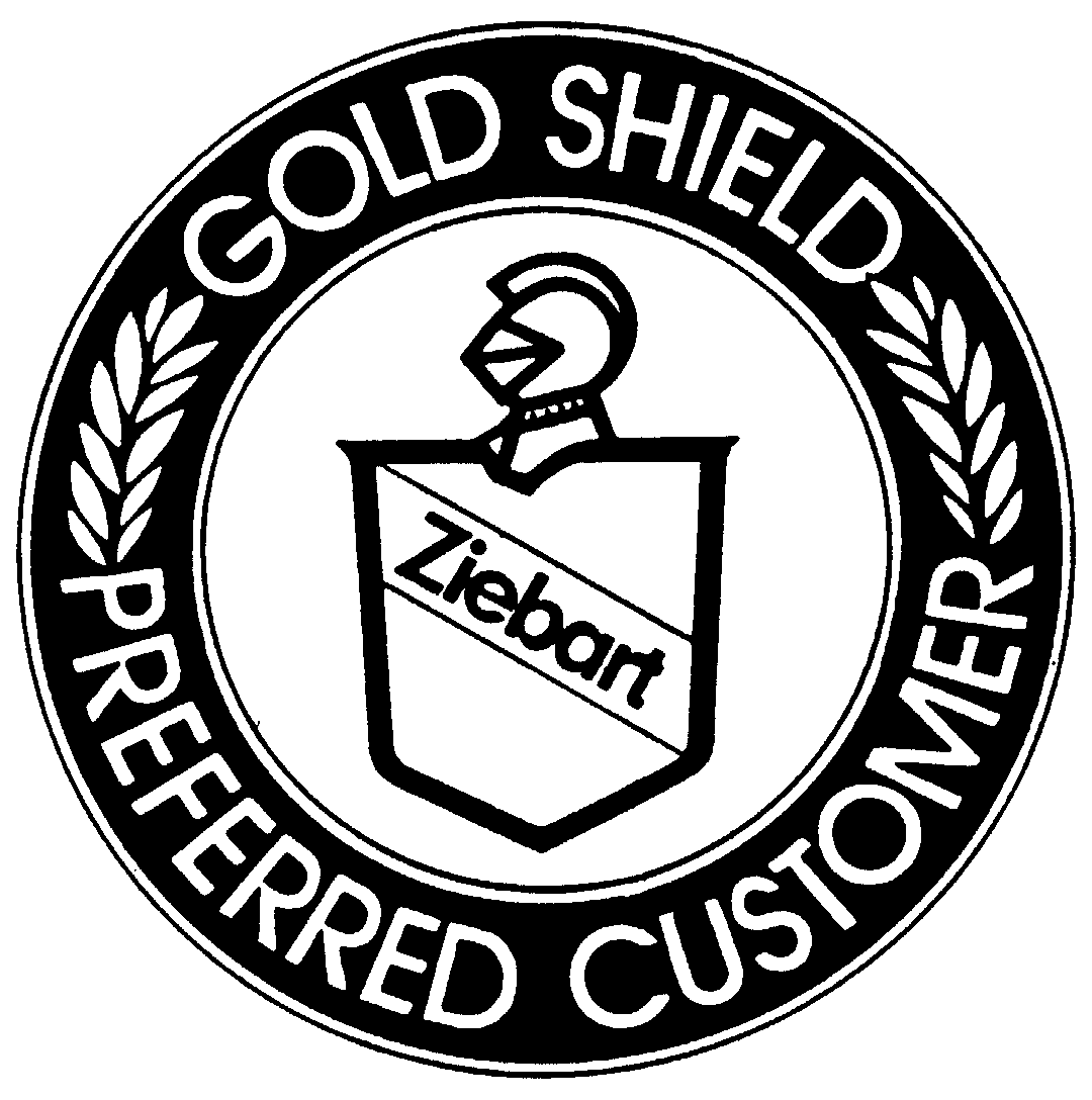 Trademark Logo ZIEBART GOLD SHIELD PREFERRED CUSTOMER