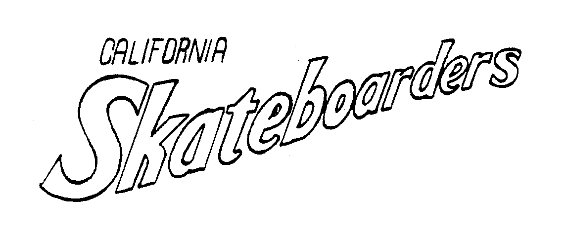 Trademark Logo CALIFORNIA SKATEBOARDERS