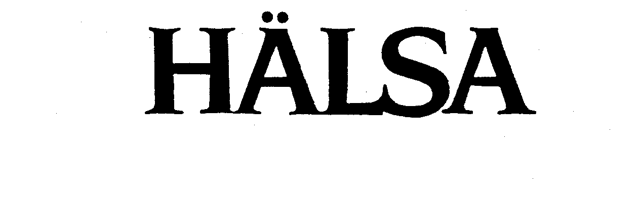 Trademark Logo HÄLSA