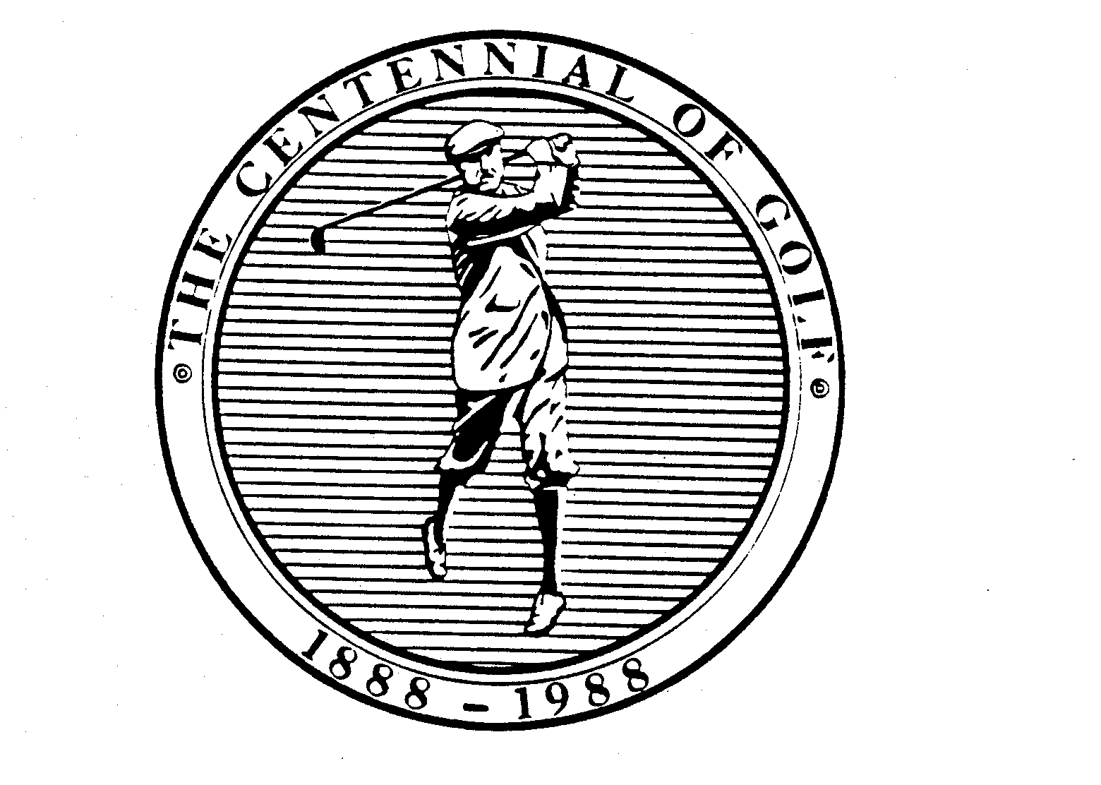 Trademark Logo THE CENTENNIAL OF GOLF 1888-1988