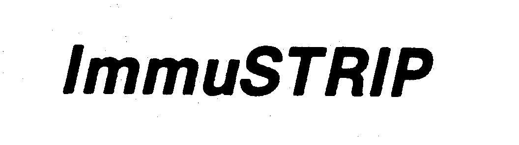Trademark Logo IMMUSTRIP