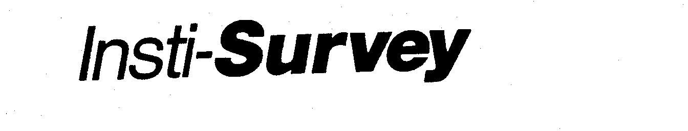 Trademark Logo INSTI-SURVEY