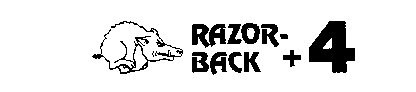  RAZOR-BACK +4
