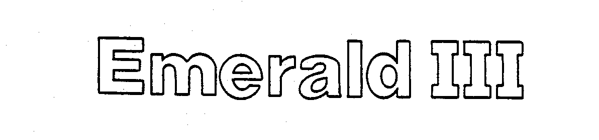 Trademark Logo EMERALD III
