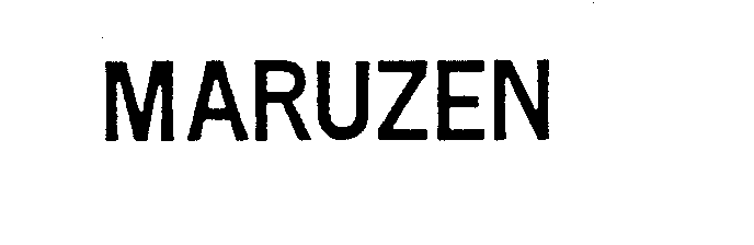 Trademark Logo MARUZEN