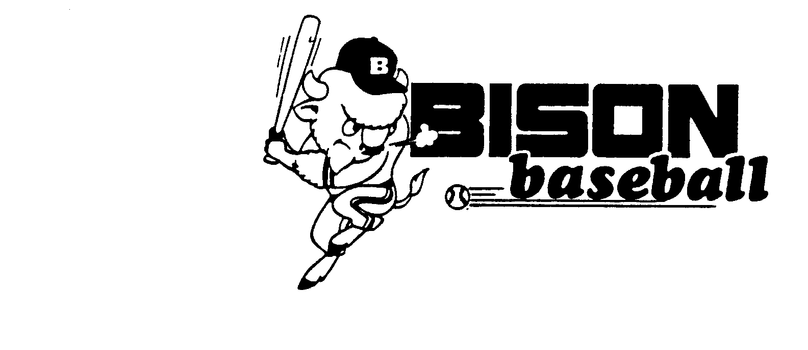Trademark Logo BISON BASEBALL