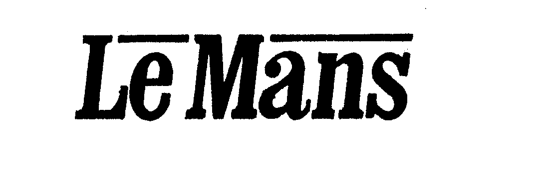 Trademark Logo LEMANS