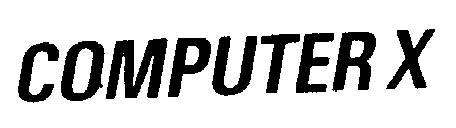 Trademark Logo COMPUTERX