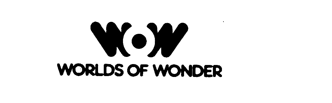 Trademark Logo WOW WORLDS OF WONDER