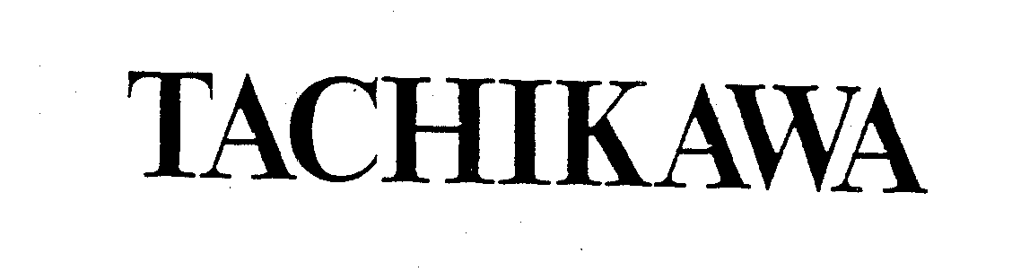 Trademark Logo TACHIKAWA