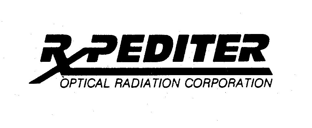  RX PEDITER OPTICAL RADIATION CORPORATION