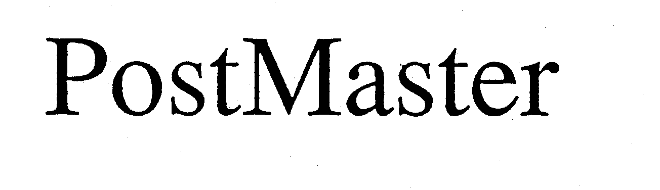 Trademark Logo POSTMASTER