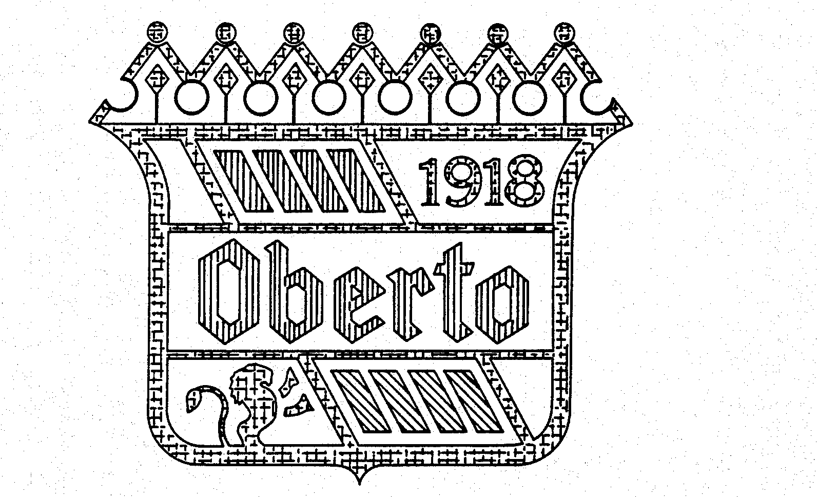 Trademark Logo 1918 OBERTO