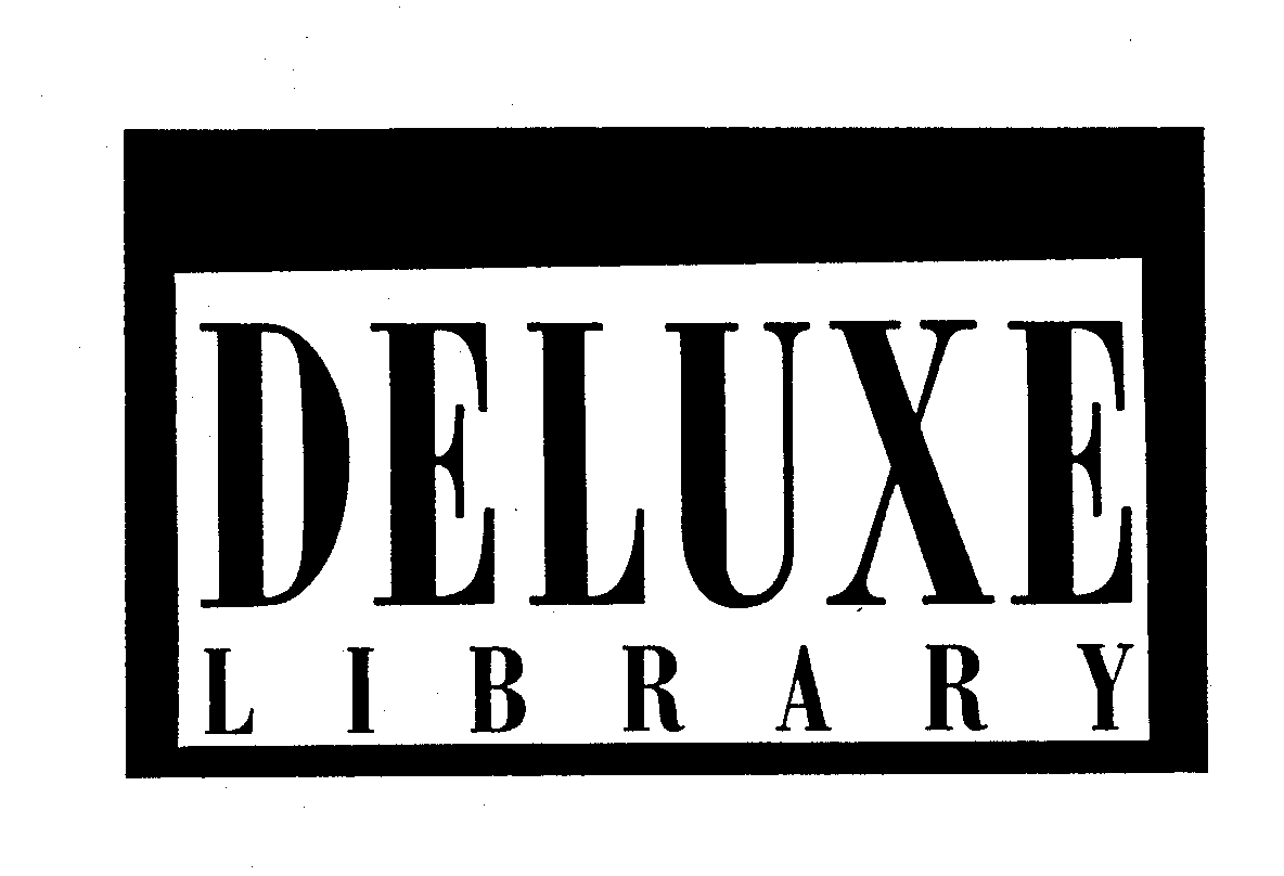 Trademark Logo DELUXE LIBRARY