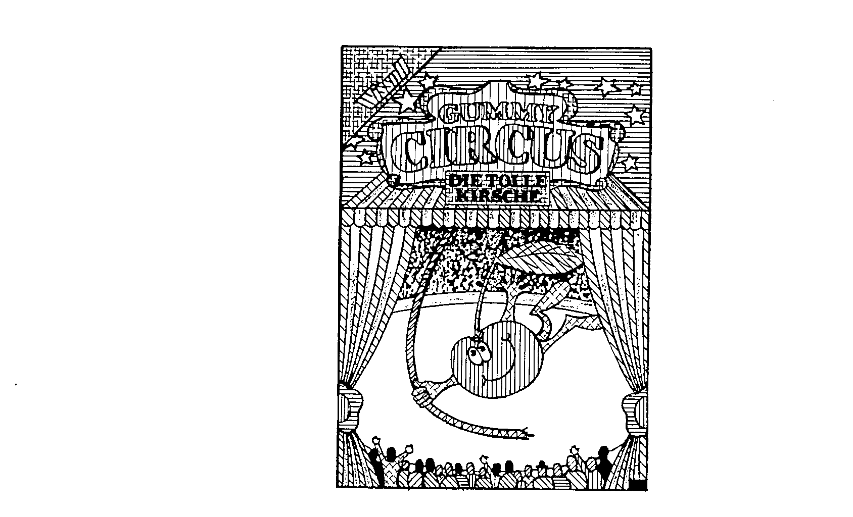 Trademark Logo WISSOLL GUMMY CIRCUS DIE TOLLE KIRSCHE