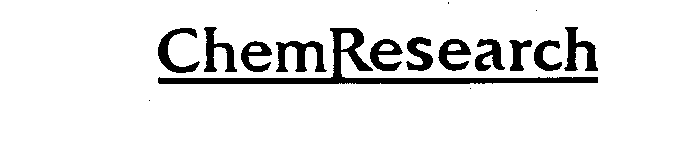 Trademark Logo CHEMRESEARCH
