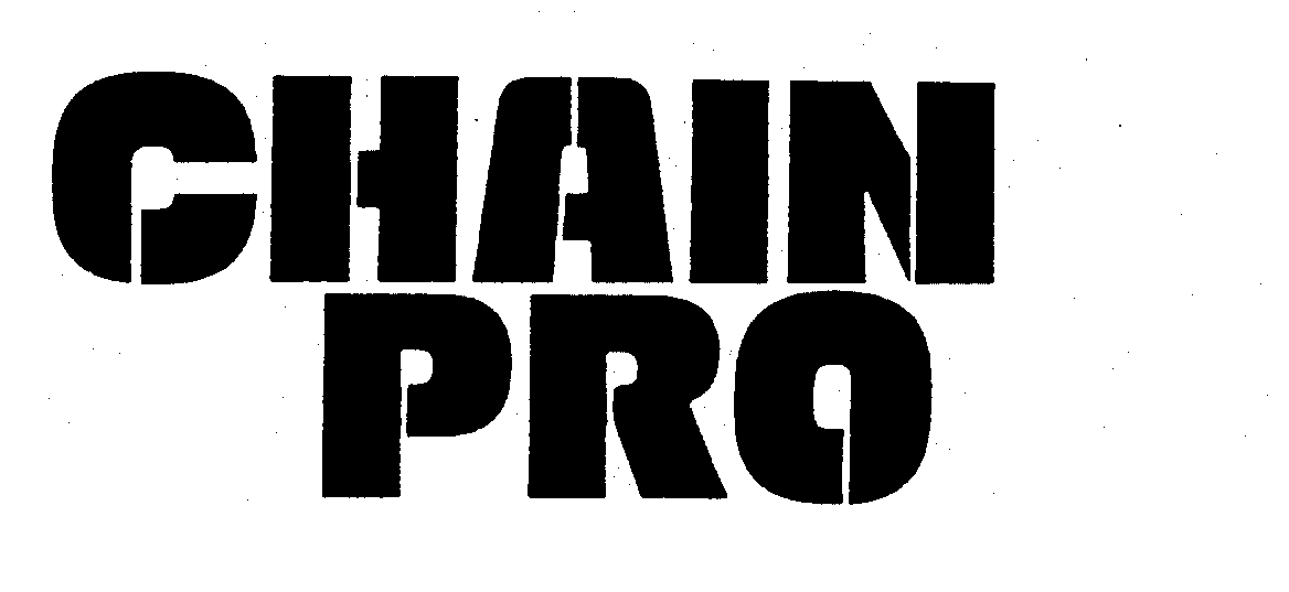 Trademark Logo CHAIN PRO