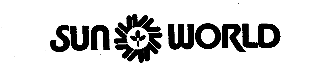 Trademark Logo SUN WORLD