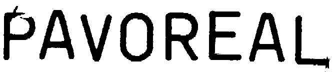 Trademark Logo PAVOREAL