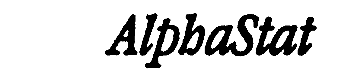 Trademark Logo ALPHASTAT