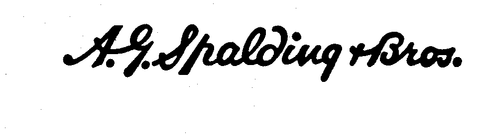  A. G. SPALDING &amp; BROS.