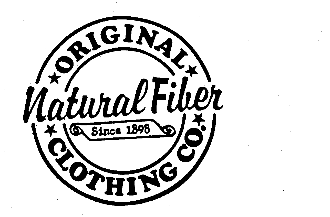  ORIGINAL NATURAL FIBER CLOTHING CO. SINCE 1898