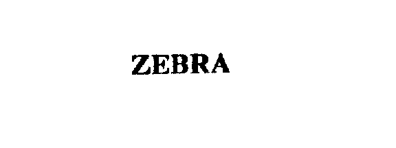  ZEBRA