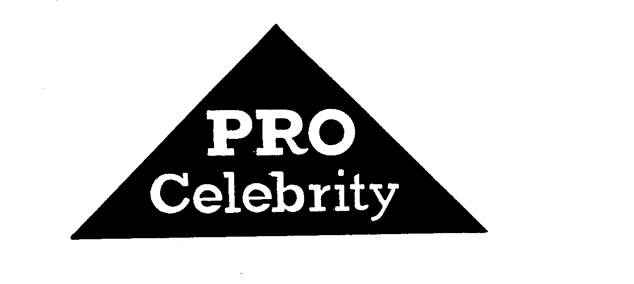 Trademark Logo PRO CELEBRITY