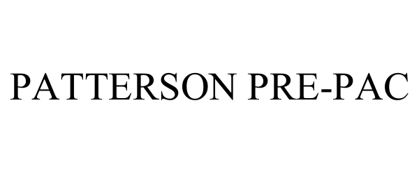  PATTERSON PRE-PAC