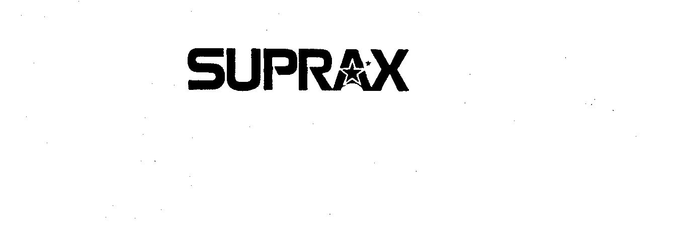 Trademark Logo SUPRAX