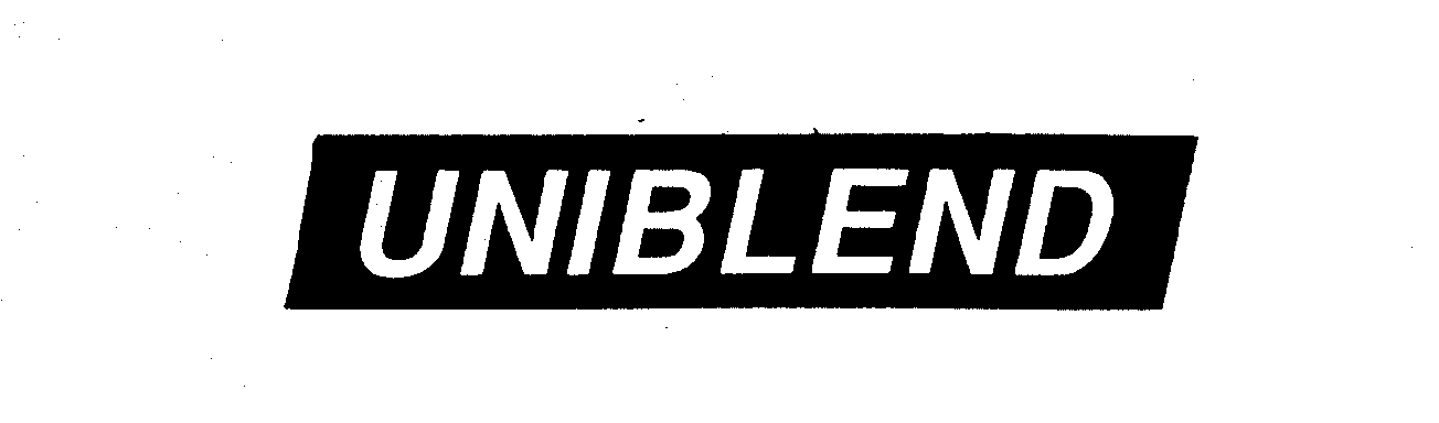 Trademark Logo UNIBLEND