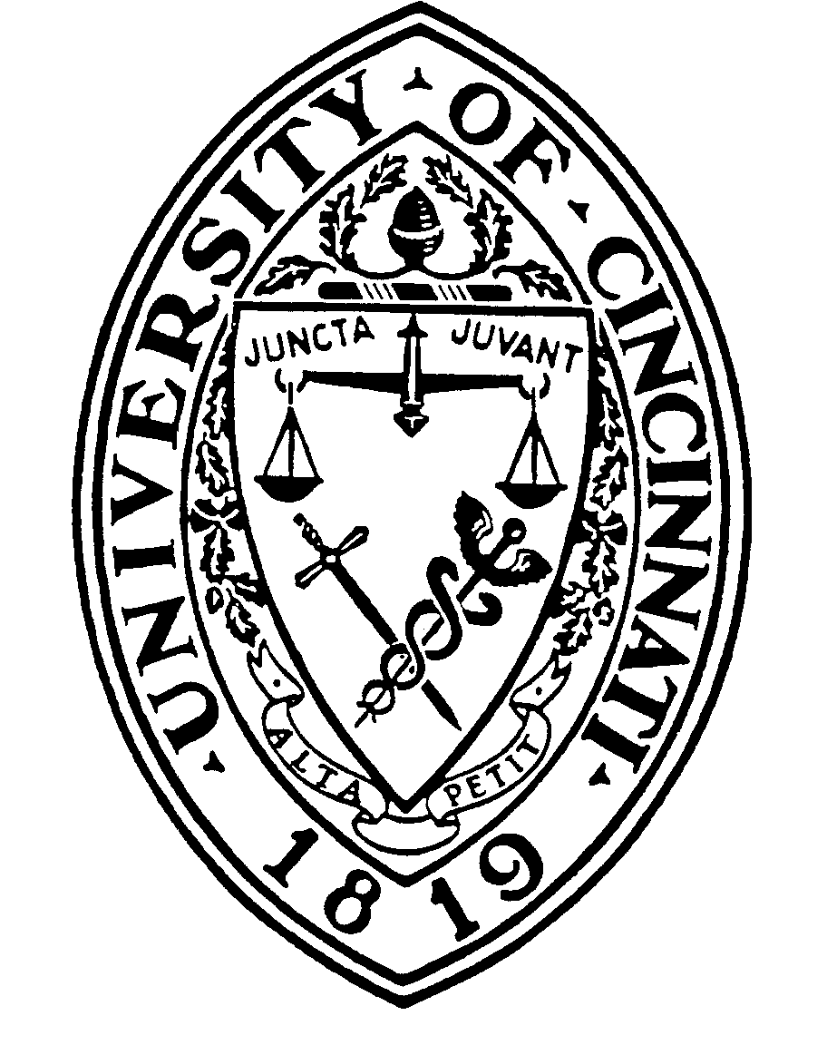 Trademark Logo UNIVERSITY OF CINCINNATI 1819 JUNCTA JUVANT ALTA PETIT