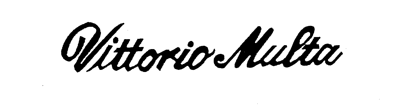 Trademark Logo VITTORIO MULTA