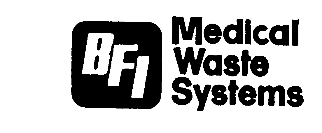  BFI MEDICAL WASTE SYSTEMS