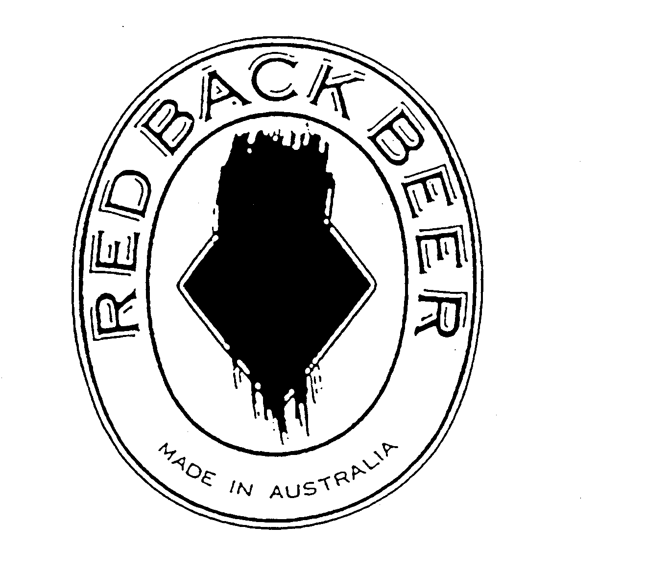 Trademark Logo REDBACK BEER MADE IN AUSTRALIA
