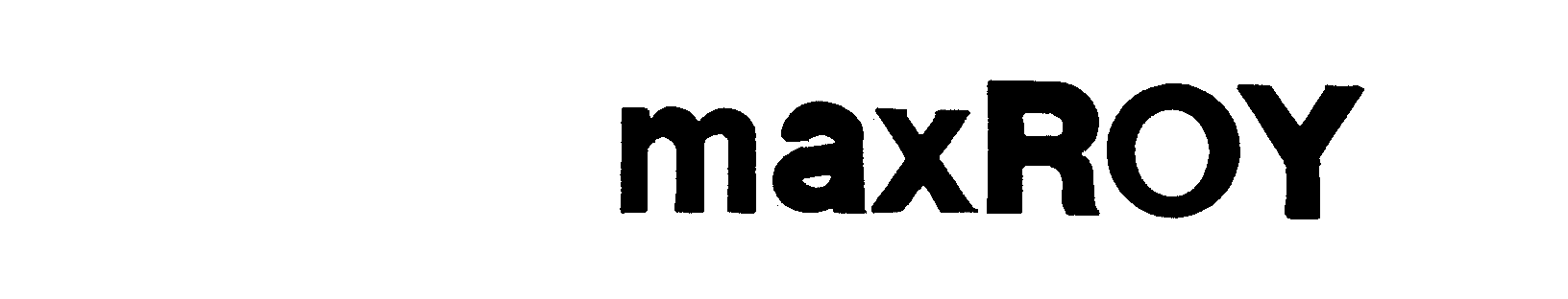 Trademark Logo MAXROY