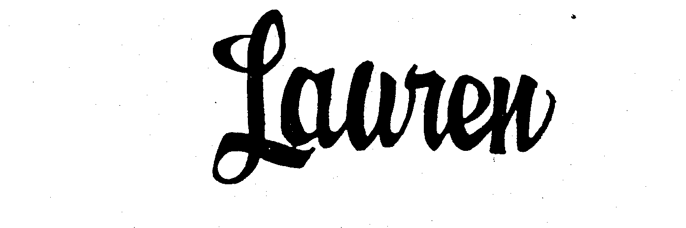 Trademark Logo LAUREN