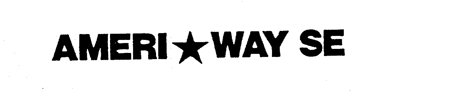 Trademark Logo AMERI*WAY SE