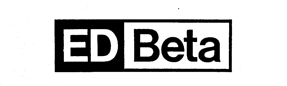Trademark Logo ED BETA