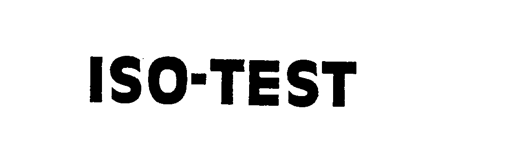 Trademark Logo ISO-TEST